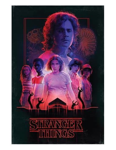 Poster stranger things horror