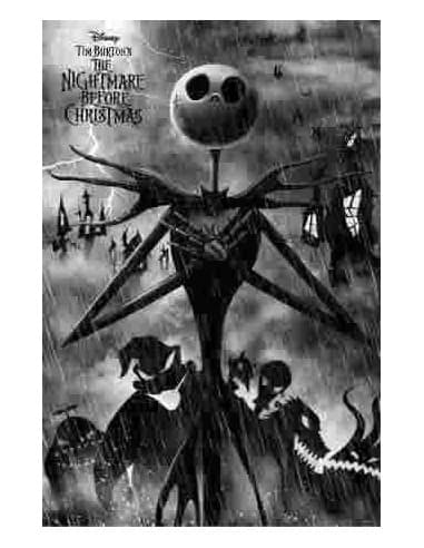 Poster disney pesadilla antes DE navidad jack skel