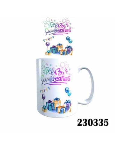 Taza frase feliz cumpleaños regalos