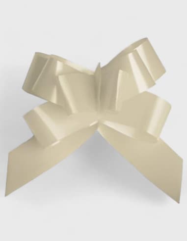 Lazo AUT. corto beig 3cm X 25pz.