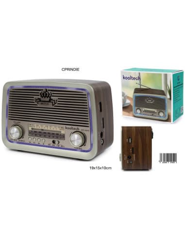 Radio am/fm/sw portatil pila/corriente/16