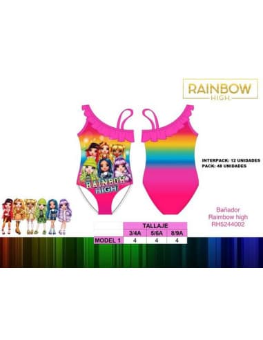 Bañador rainbow 4-10 años 071