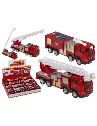Coches DE bomberos CON funciones móviles, 16 5 CM,