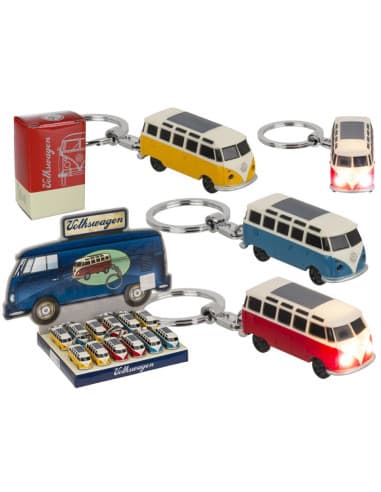 Llavero DE metal, autobus VW - 1963, CON LED (pila