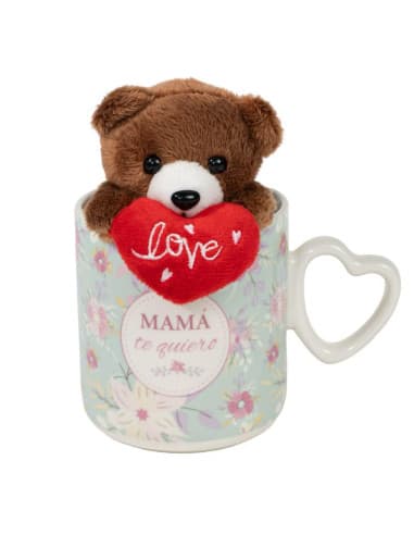 Taza 348ML CON peluche mama (6 - 12)