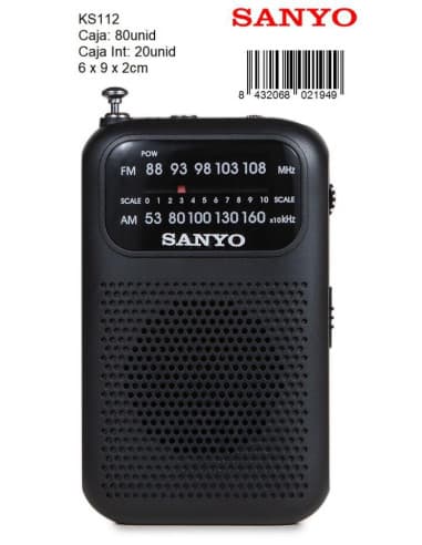 Radio bolsillo sanyo KS112N 20/80