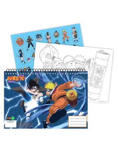 Cuaderno naruto CON stickers