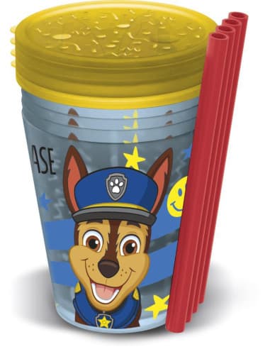 Stor SET 4 PCS vasos caña PP 285 ML JOY PAW patrol
