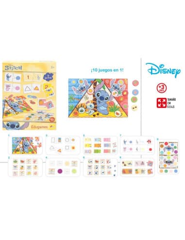 Stitch-coleccion 10 juegos educativos