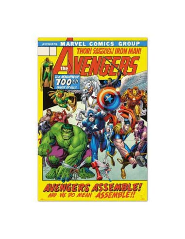 Poster marvel avengers 100TH issue