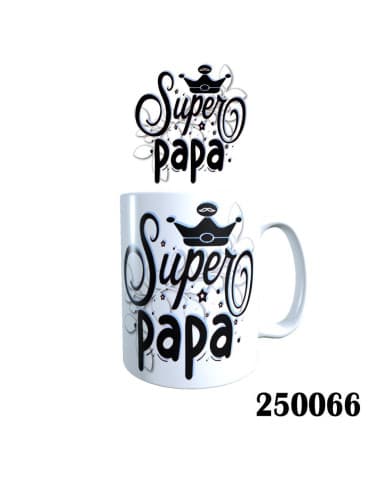 Taza frase super papa