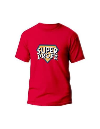 Camiseta hombre super profe (4 - 8)