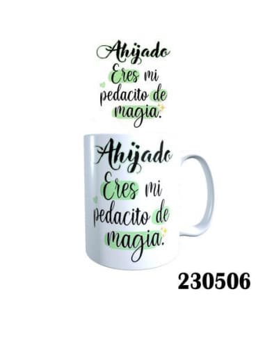 Taza frase ahijado eres MI pedacito DE magia