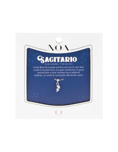 Charm DE acero plateado - sagitario