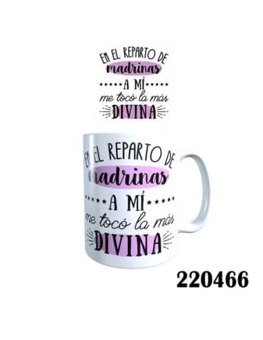 Taza frase EN EL reparto DE madrinas ME toco LA MA