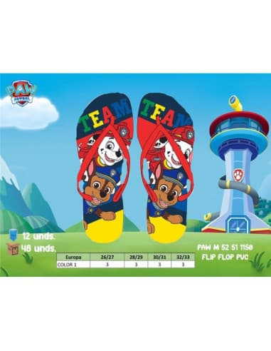 Chancla playa niño PAW patrol 1700 T26-33