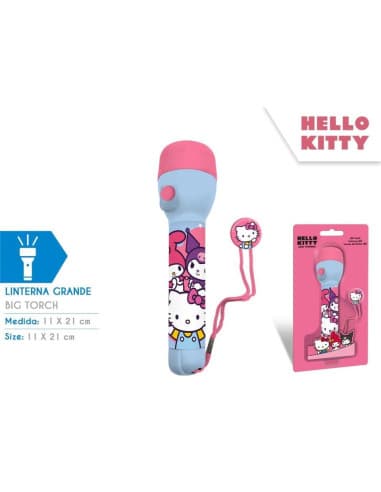 Linterna LED grande hello kitty