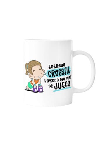 Taza - entreno crossfit porque ME pasé EL juego (M
