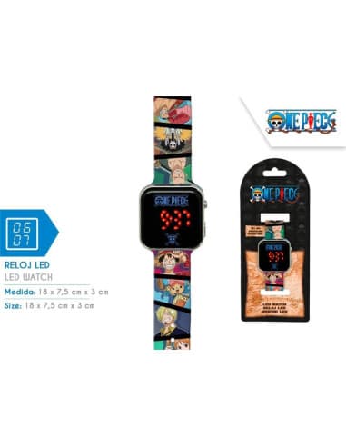 Reloj LED ONE piece (6x8)
