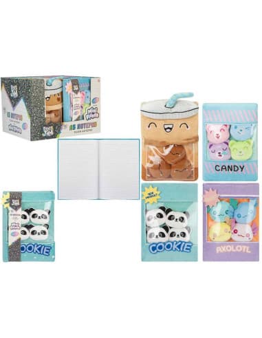 Paper JAM plush A5 notebook