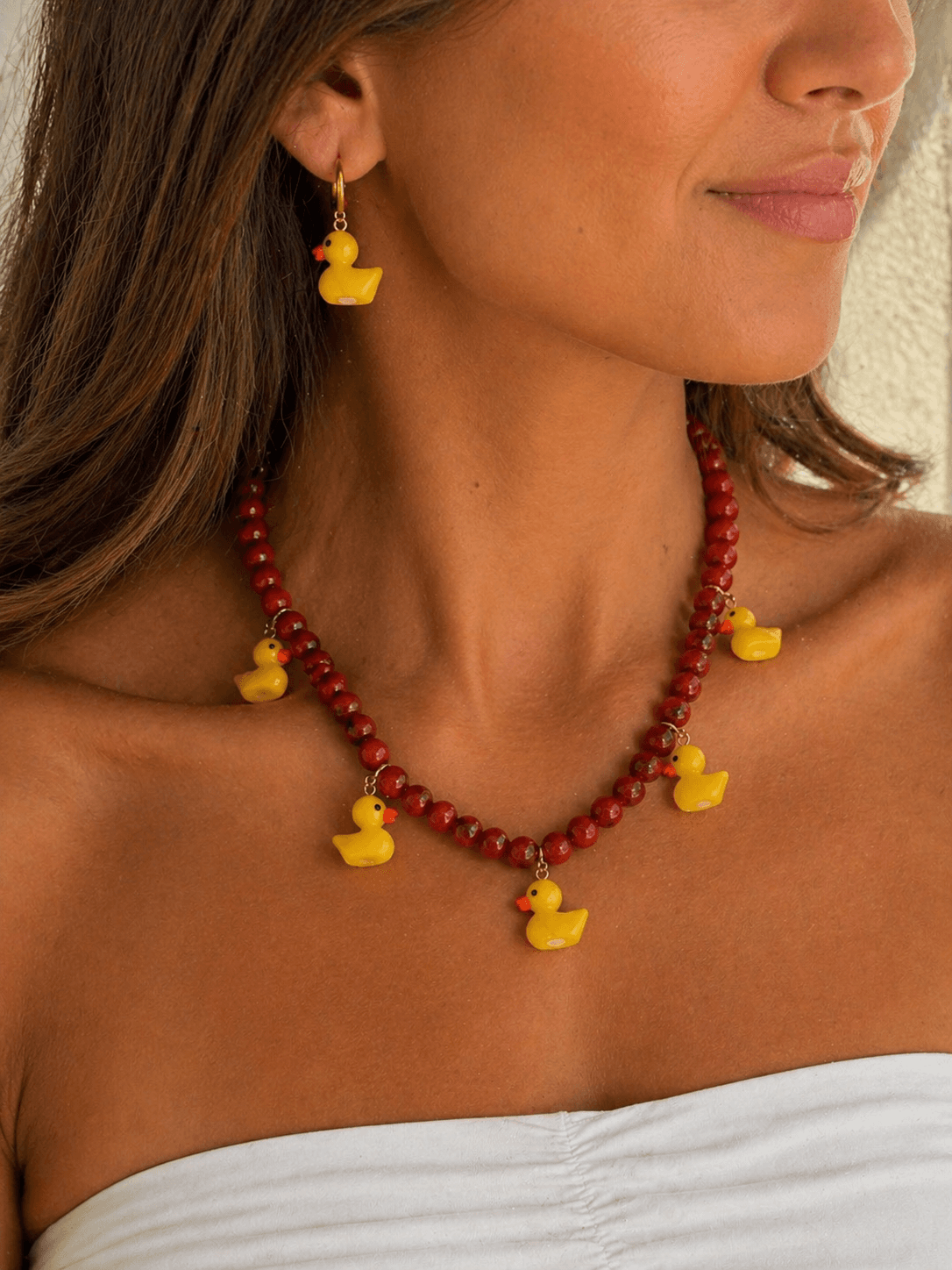 Pendientes Charm Patito