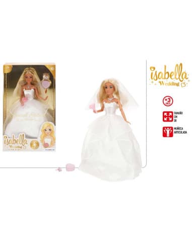 Isabella-muñeca 30CM novia c/acc