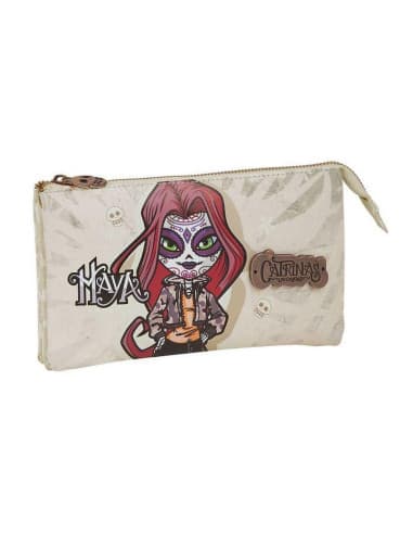 Portatodo triple catrinas "maya"