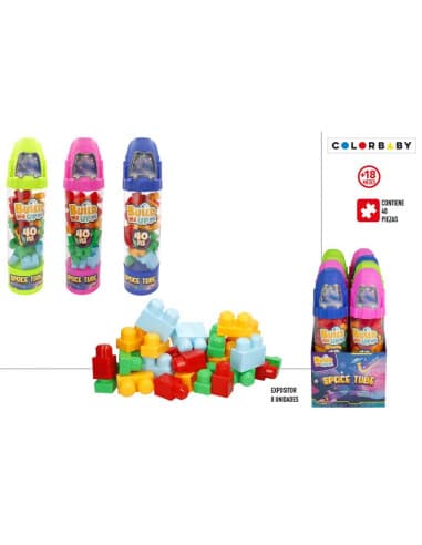 Build ME up-set tubo nave espacial C/40 bloques DI
