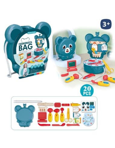 Bolso osito accesorios doctor 19 X 20 CM