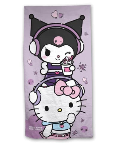 Toalla playa micro hello kitty niña