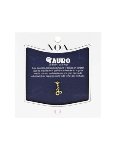 Charm DE acero dorado - tauro
