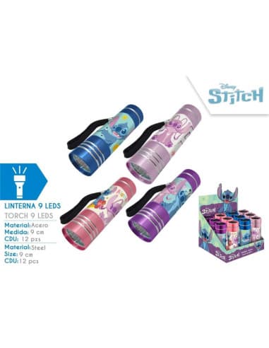 Linterna 9 leds aluminio CDU stitch (12X8)