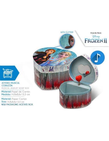 Joyero musical corazon frozen 2