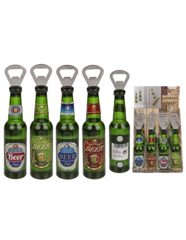 Abrebotellas DE metál CON imán botella DE cerveza,