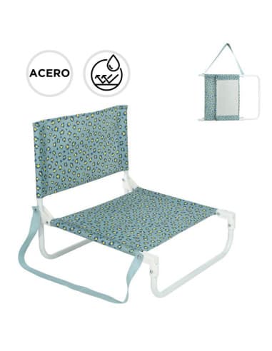 Silla playa plegable mini CON ASA animal fluor (4