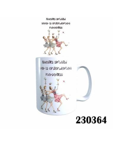 Taza frase nuestra amistad solo LA entendemos noso
