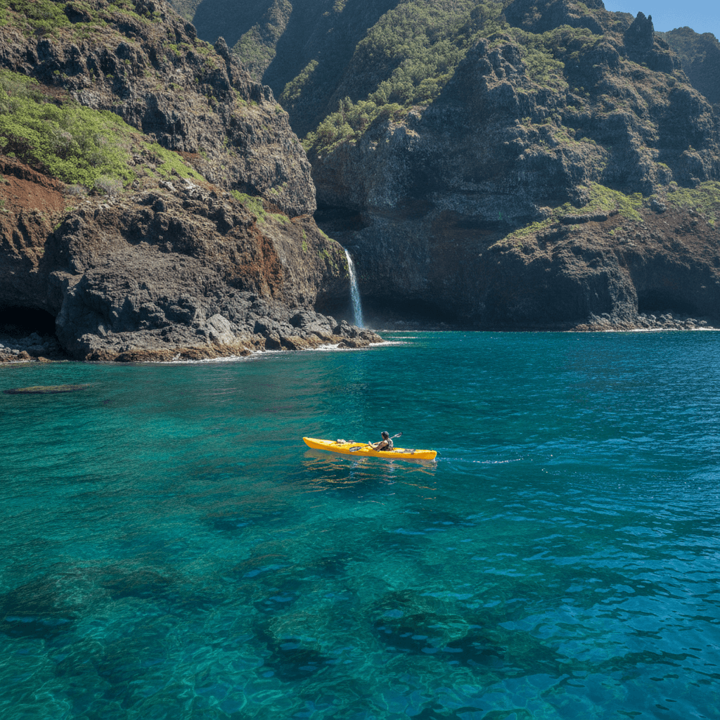 Adventure kayak in Tenerife
